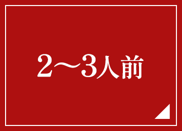 2～3人前